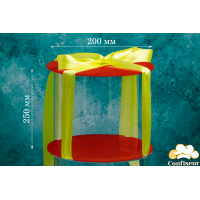 Sweet-Бокс d200мм, h250 мм (червоний акрил)