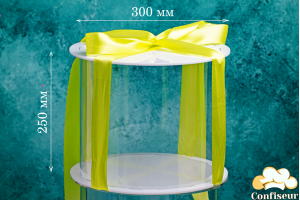 Sweet-Бокс d300мм, h250 мм (білий акрил)