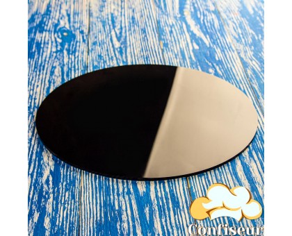 Acrylic stand for the cake Black Circle 20cm