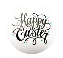 Наклейки "Happy Easter" №08  8 шт