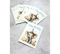 Листівка Happy Birthday №03  7*10см