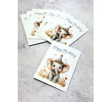 Листівка Happy Birthday №03  7*10см