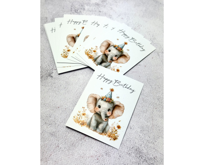 Листівка Happy Birthday №03  7*10см