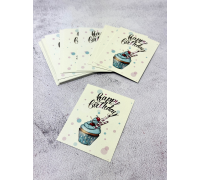 Листівка Happy Birthday №2_06  6*8см