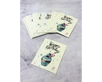 Листівка Happy Birthday №2_06  6*8см