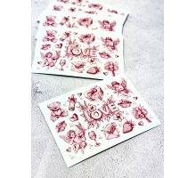 Листівка Love №08  7*10см