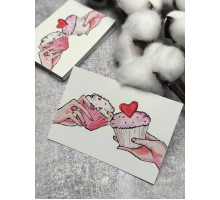 Листівка Кексики в руці 7*10см