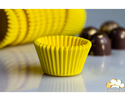Паперові капсули жовті міні 50шт