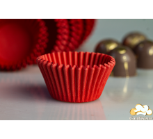 Паперові капсули червоні міні 50шт