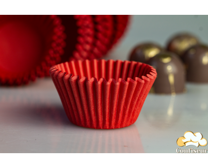 Паперові капсули червоні міні 50шт