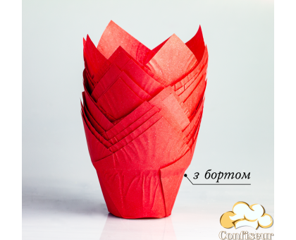 Форма для кексів мафінів Дзвоник червона (24 шт)