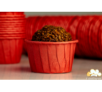 Форми для мафінів червоні 50*35 мм  (25 шт)