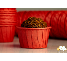 Формы для мафин красные 50*35 мм (25 шт)