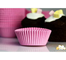 Бумажные капсулы стандарт розовые 50шт