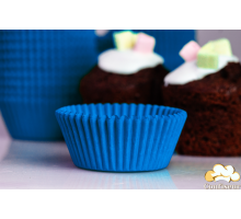 Бумажные капсулы стандарт голубые 50шт