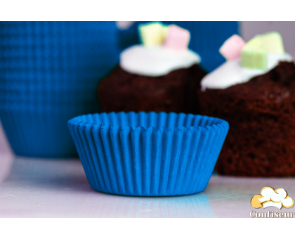 Паперові капсули стандартні блакитні 50шт