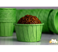 Форми для мафінів зелені 50*35 мм  (25 шт)