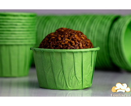 Muffin tins green 50*35 mm (25 pcs)