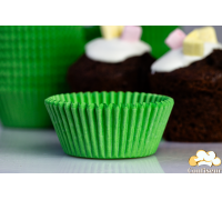 Бумажные капсулы стандарт зеленый лайм 50шт
