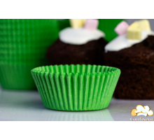 Бумажные капсулы стандарт зеленый лайм 50шт