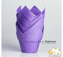 Форма для кексів мафінів Дзвоник фіолетовий (24 шт)