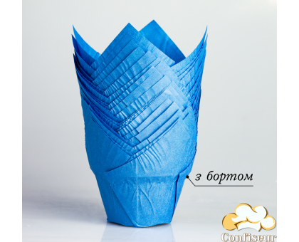 Форма для кексів мафінів Дзвоник синій (24 шт)