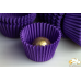 Бумажные капсулы фиолетовые мини 50шт