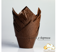 Форма для кексів мафінів Дзвоник коричневий (24 шт)