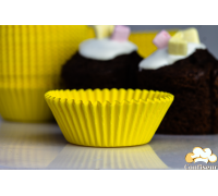 Бумажные капсулы стандарт желтые 50шт