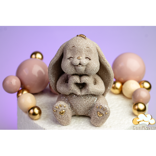 Шоколадна статуетка "Зайка Лайк" тоффі з золотом