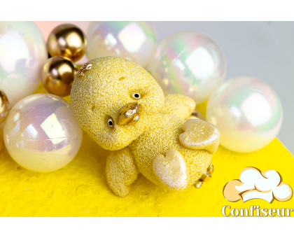 Шоколадна статуетка жовта 