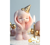 Шоколадна статуетка персикова