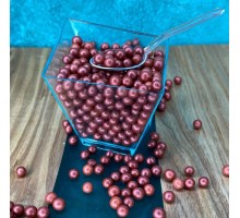 Кульки Рубінові рисові у цукровій глазурі 5мм (100г)