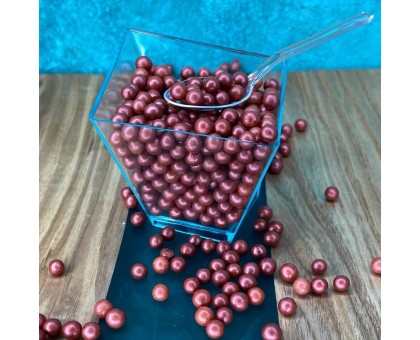 Ruby rice balls in sugar glaze 5mm (100g)
