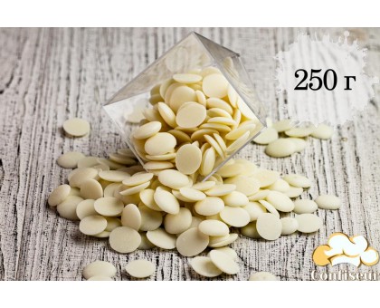 Глазур кондитерська біла без гідрогенізованих жирів Kiron White 250 г