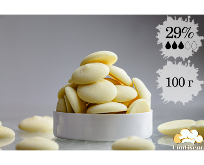 White chocolate Buttons White Cargill 29% (100 grams)