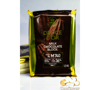 Шоколад молочний MIR (шокоблок 1,2 кг)