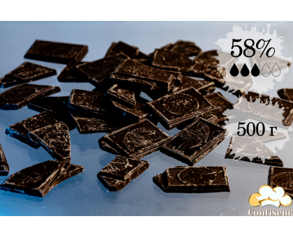 Шоколад черный MIR (ломаная плитка 500 грамм)