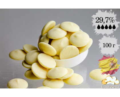 Шоколад білий 29,7% Natra Cacao 100 грам