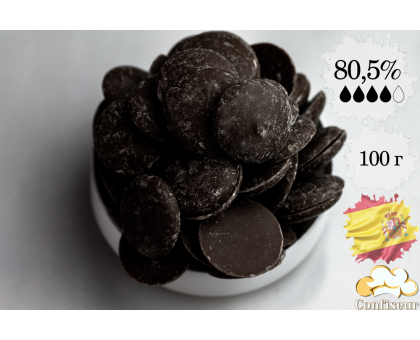 Шоколад черный 80,5% Natra Cacao 100 грамм