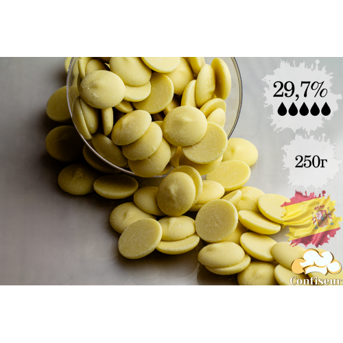 Шоколад белый 29,7% Natra Cacao 250 грамм