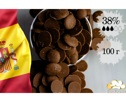 Шоколад молочний 38% Toledo (100 грам)