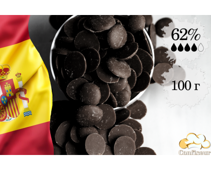 Шоколад черный 62% Toledo (100 грамм)