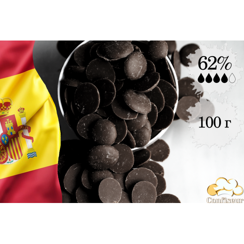 Шоколад черный 62% Toledo (100 грамм)