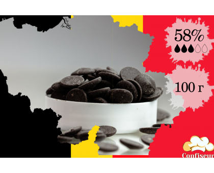 Черный шоколад Veliche Gourmet Dark Emotion 58% (100 грамм)