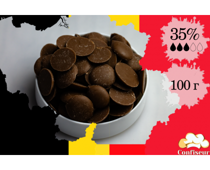 Milk chocolate Veliche Gourmet Milk Intense 35% (100 grams)
