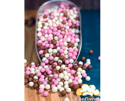 Декор из шоколада Микс- Crispearls Mix (100 грамм)