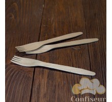 Wooden fork 165 mm
