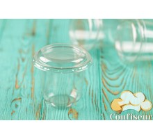 Стакан mini з кришкою для десертів, ПЕТ, 150 мл