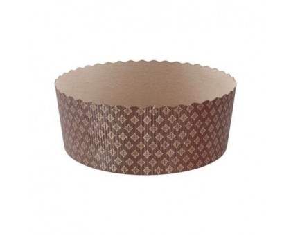 Form for Panettone 178*70 (brown with bronze flowers)